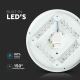 LED Griestu gaismeklis LED/12W/230V d. 26 cm 3000K/4000K/6400K piena krāsa