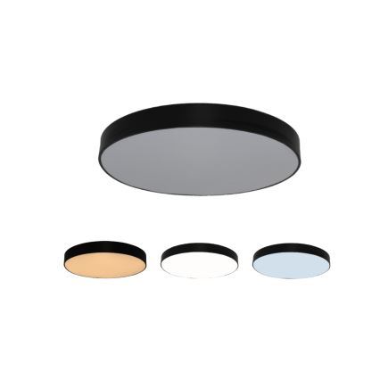 LED griestu gaismeklis LED/135W/230V 3000/4000/6500K Ø 80 cm melns