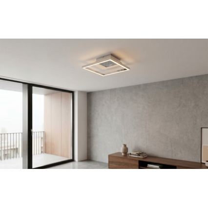 LED griestu gaismeklis LED/14W/230V spīdīgs hroms