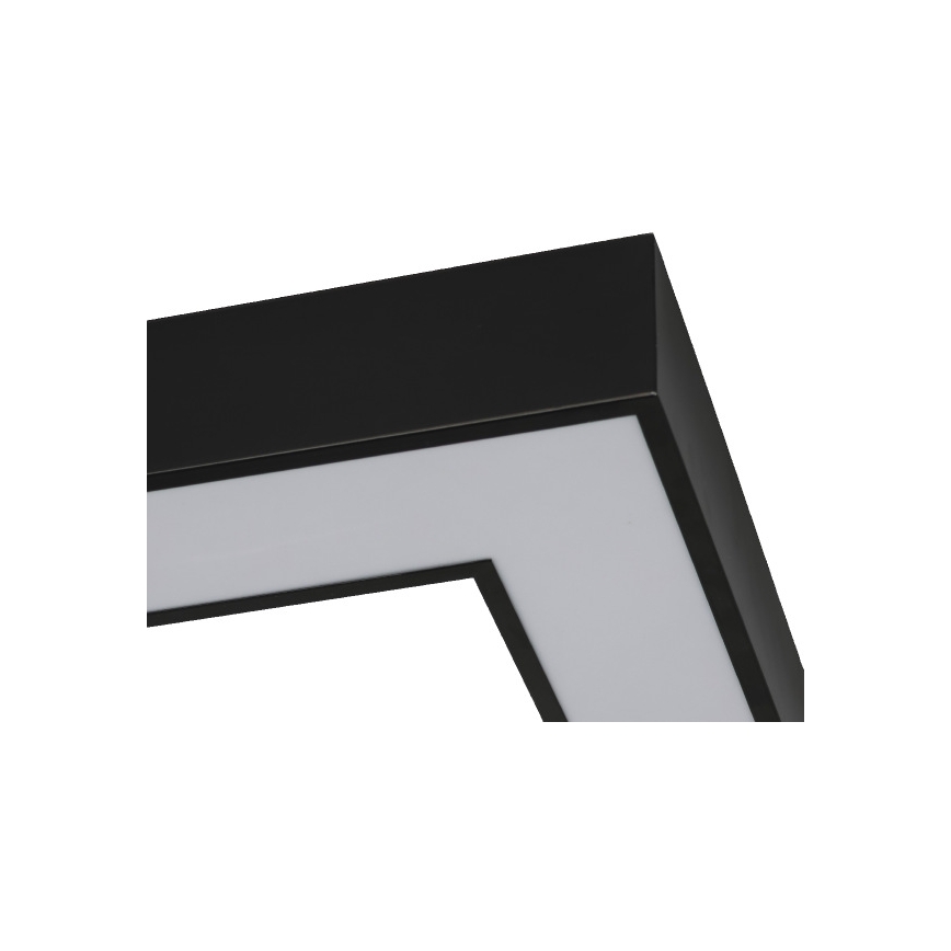 LED griestu gaismeklis LED/150W/230V 3000/4000/6500K 120x120 cm melns