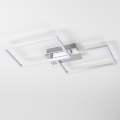 LED griestu gaismeklis LED/17W/230V matēts hroms