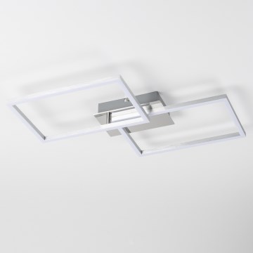 LED griestu gaismeklis LED/17W/230V matēts hroms