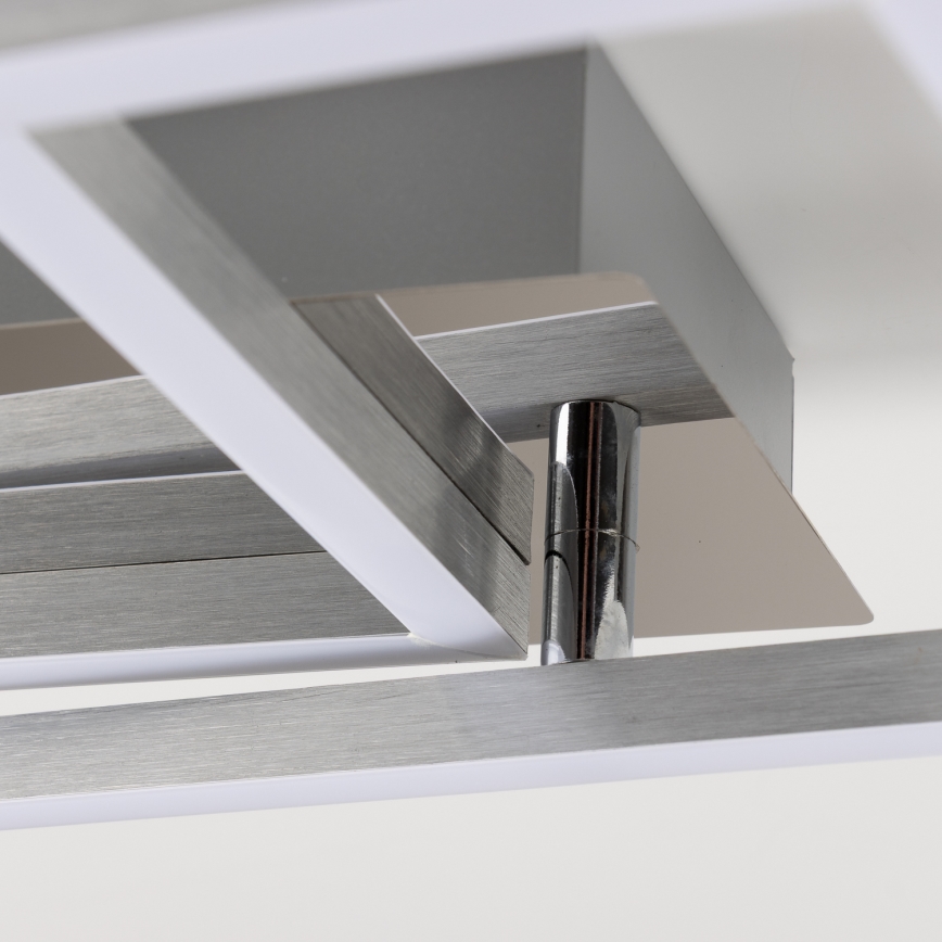 LED griestu gaismeklis LED/17W/230V matēts hroms