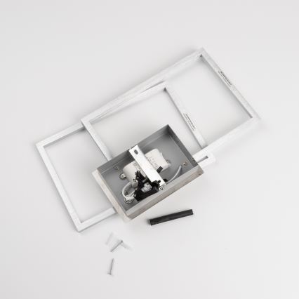 LED griestu gaismeklis LED/17W/230V matēts hroms