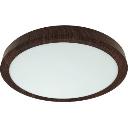 LED griestu gaismeklis LED/18W/230V 3000/4000/6500K Ø 23 cm brūns