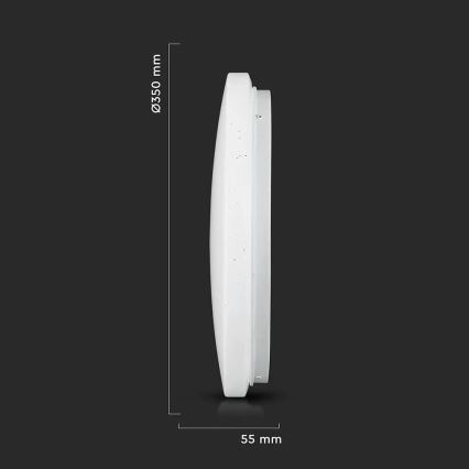 LED Griestu gaismeklis LED/24W/230V 35cm 3000K/4000K/6400K