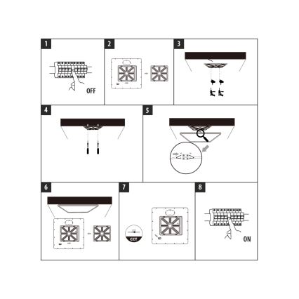 LED griestu gaismeklis LED/32W/230V 3000/4000/6500K 40x40 cm, balts