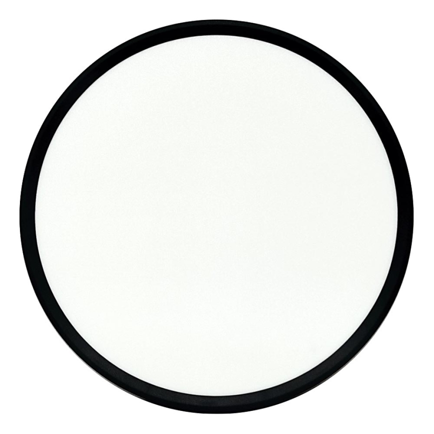 LED griestu gaismeklis LED/32W/230V 3000/4000/6500K Ø 40 cm melns