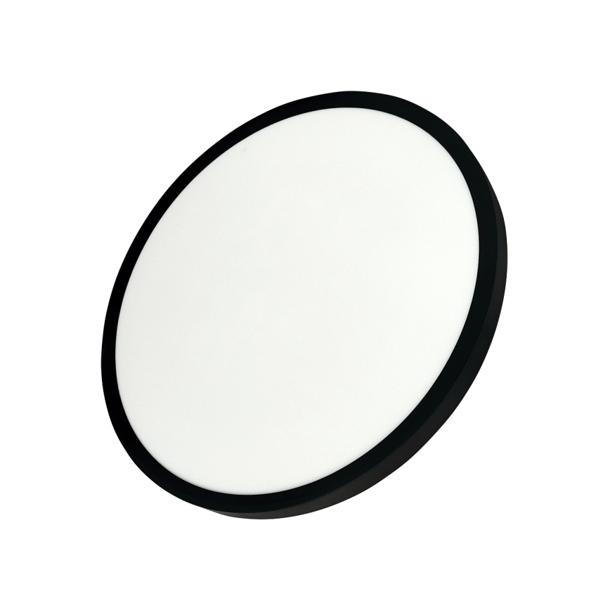 LED griestu gaismeklis LED/32W/230V 3000/4000/6500K Ø 40 cm melns