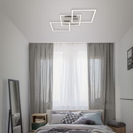 LED griestu gaismeklis LED/33W/230V 3000K matēts hroms