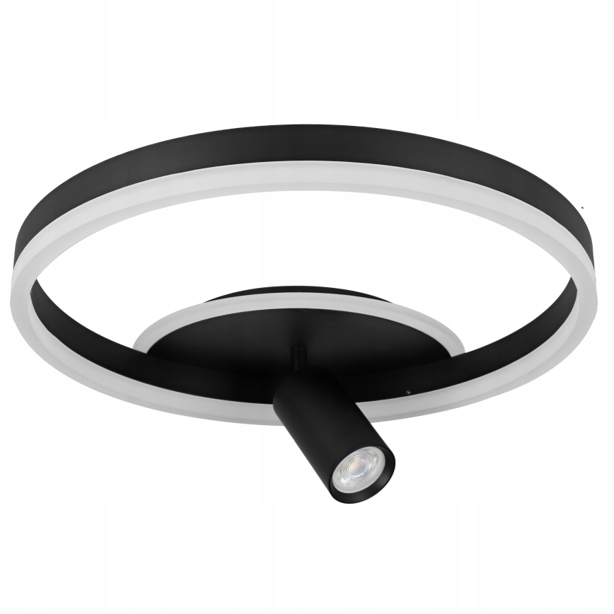 LED griestu gaismeklis LED/38W/230V + 1xGU10/30W melns