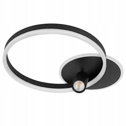 LED griestu gaismeklis LED/38W/230V + 1xGU10/30W melns