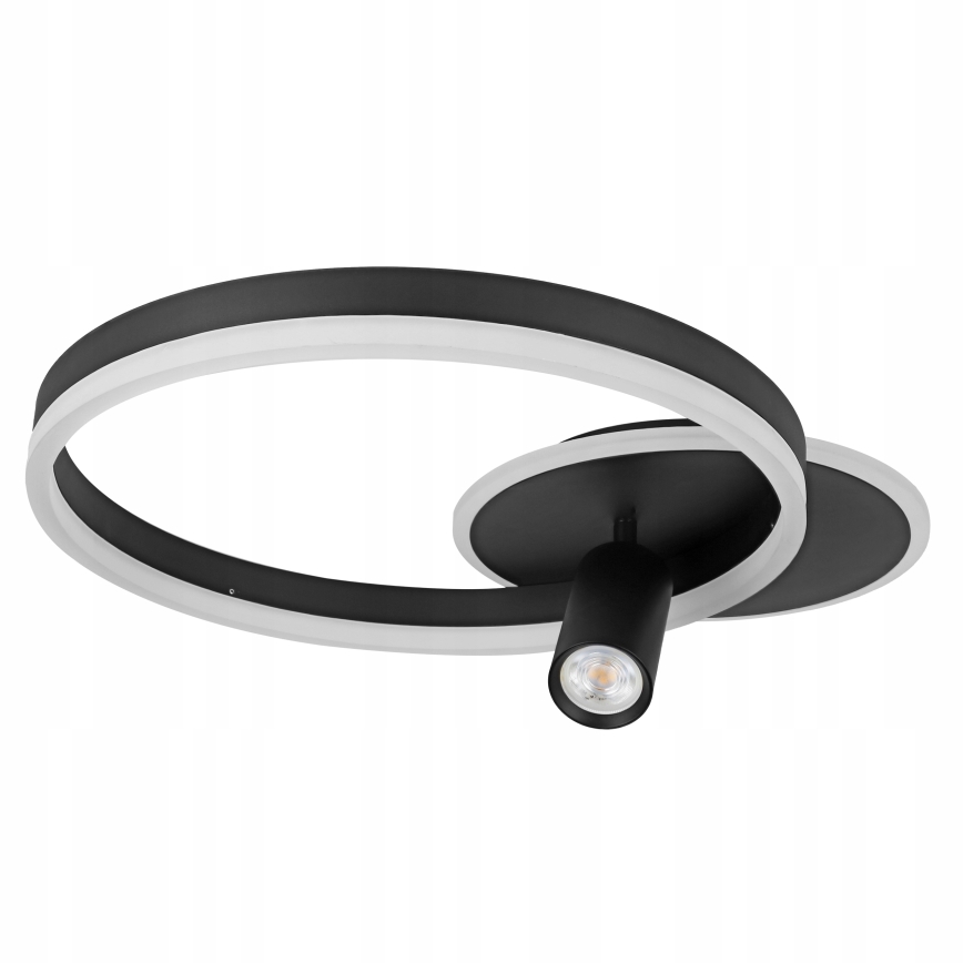 LED griestu gaismeklis LED/38W/230V + 1xGU10/30W melns