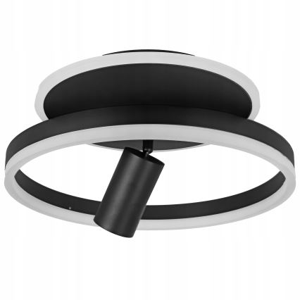 LED griestu gaismeklis LED/38W/230V + 1xGU10/30W melns