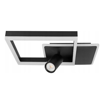 LED griestu gaismeklis LED/38W/230V + 1xGU10/30W melns