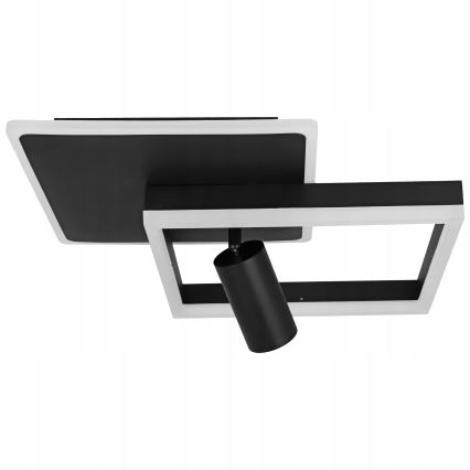 LED griestu gaismeklis LED/38W/230V + 1xGU10/30W melns