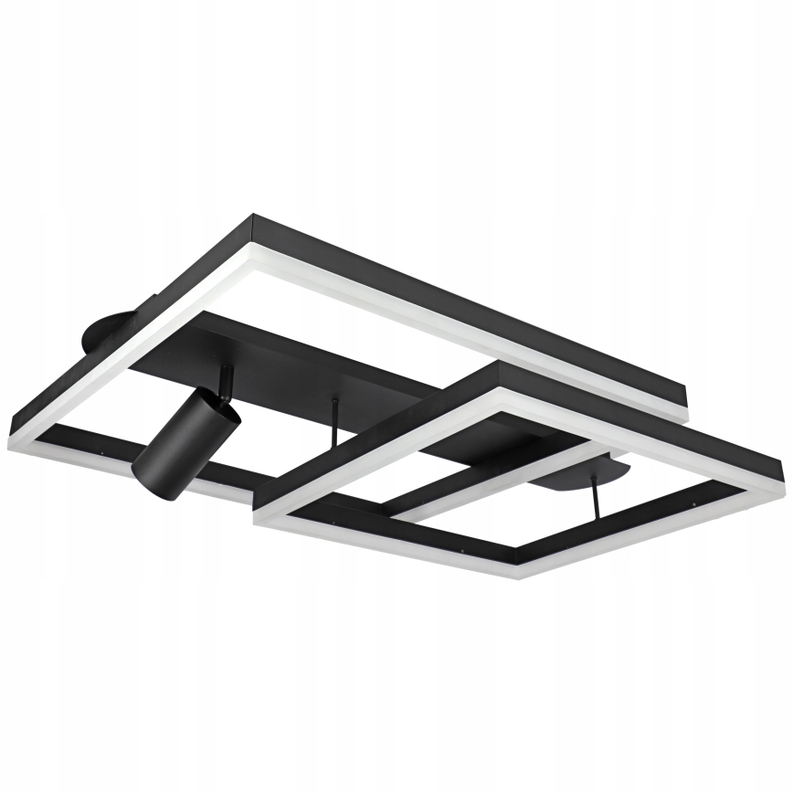 LED griestu gaismeklis LED/38W/230V + 1xGU10/30W melns