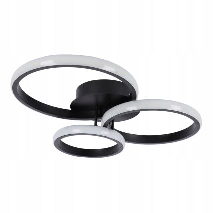 LED griestu gaismeklis LED/38W/230V melns