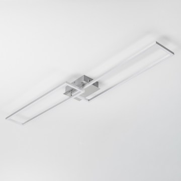 LED griestu gaismeklis LED/40W/230V matēts hroms