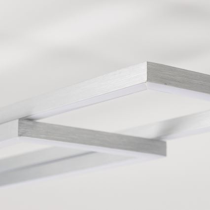 LED griestu gaismeklis LED/40W/230V matēts hroms