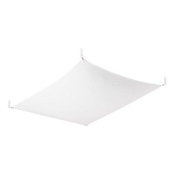 LED griestu gaismeklis LUNA 2xG13/8,5W/230V 80x105 cm balts