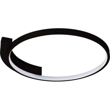 LED griestu gaismeklis LUNA LED/18W/230V Ø 42,5 cm melns