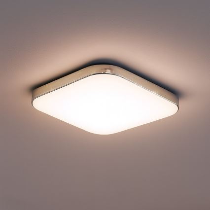 LED griestu gaismeklis NEMO LED/11W/230V 26x26 cm spīdīgs hroms