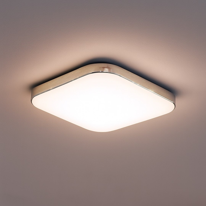 LED griestu gaismeklis NEMO LED/11W/230V 26x26 cm spīdīgs hroms
