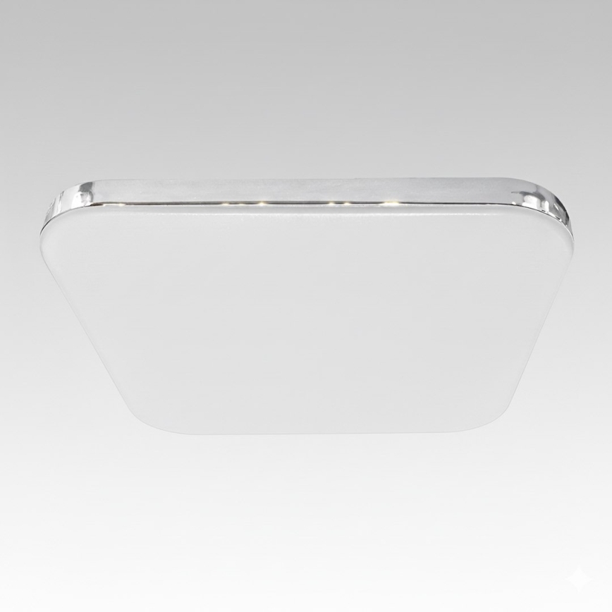 LED griestu gaismeklis NEMO LED/36W/230V 50x50 cm spīdīgs hroms