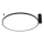 LED griestu gaismeklis RING S LED/34W/230V 3000/4000/6000K Ø 60 cm melns