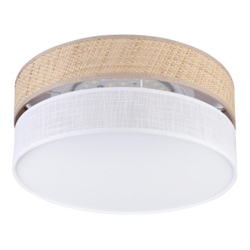 LED griestu gaismeklis SIRJA BOHO LED/20W/230V 4000K pr. 35 cm bēša/balta