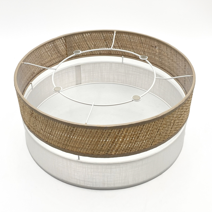 LED griestu gaismeklis SIRJA BOHO LED/20W/230V 4000K pr. 35 cm bēša/balta