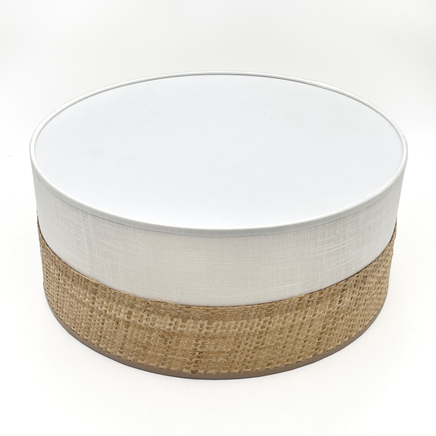 LED griestu lampa SIRJA BOHO LED/20W/230V 4000K Ø 35 cm bēša/balta