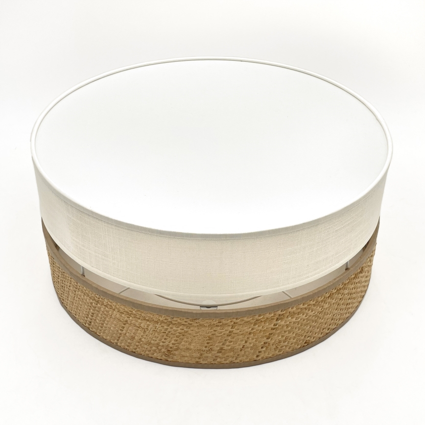 LED griestu gaismeklis SIRJA BOHO LED/20W/230V 4000K Ø 35 cm bēšs/krēms