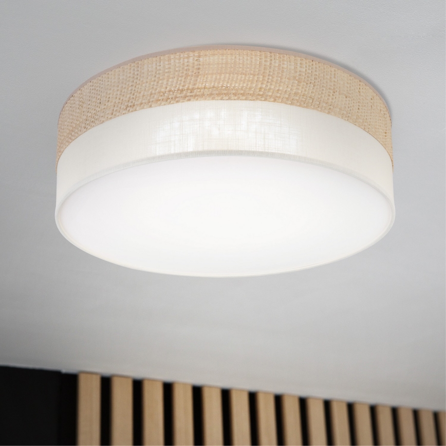 LED griestu lampa SIRJA BOHO LED/36W/230V 4000K Ø 45 cm bēša/krēmkrāsaina