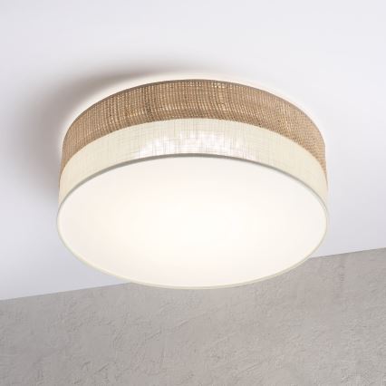 LED griestu lampa SIRJA BOHO LED/36W/230V 4000K Ø 45 cm bēša/krēmkrāsaina