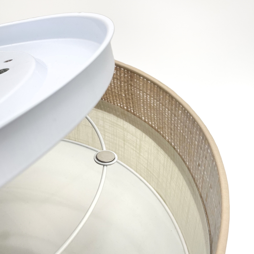 LED griestu lampa SIRJA BOHO LED/36W/230V 4000K Ø 45 cm bēša/krēmkrāsaina