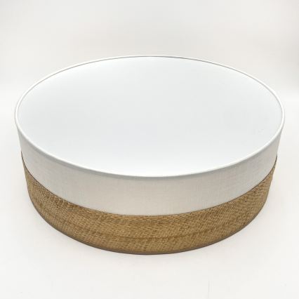 LED griestu gaismeklis SIRJA BOHO LED/36W/230V 4000K pr. 45 cm bēšs/balts