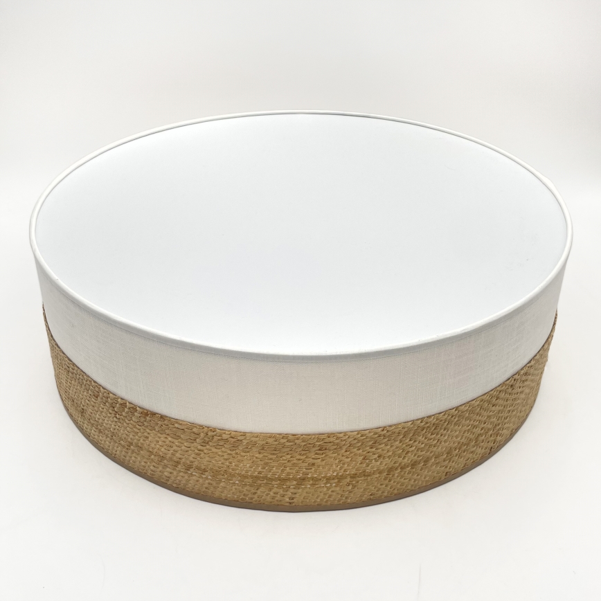 LED griestu gaismeklis SIRJA BOHO LED/36W/230V 4000K pr. 45 cm bēšs/balts