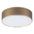 LED griestu gaismeklis SIRJA LED/36W/230V 4000K Ø 45 cm brūns/zelts