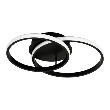 LED griestu gaismeklis TITANO LED/12W/230V melns