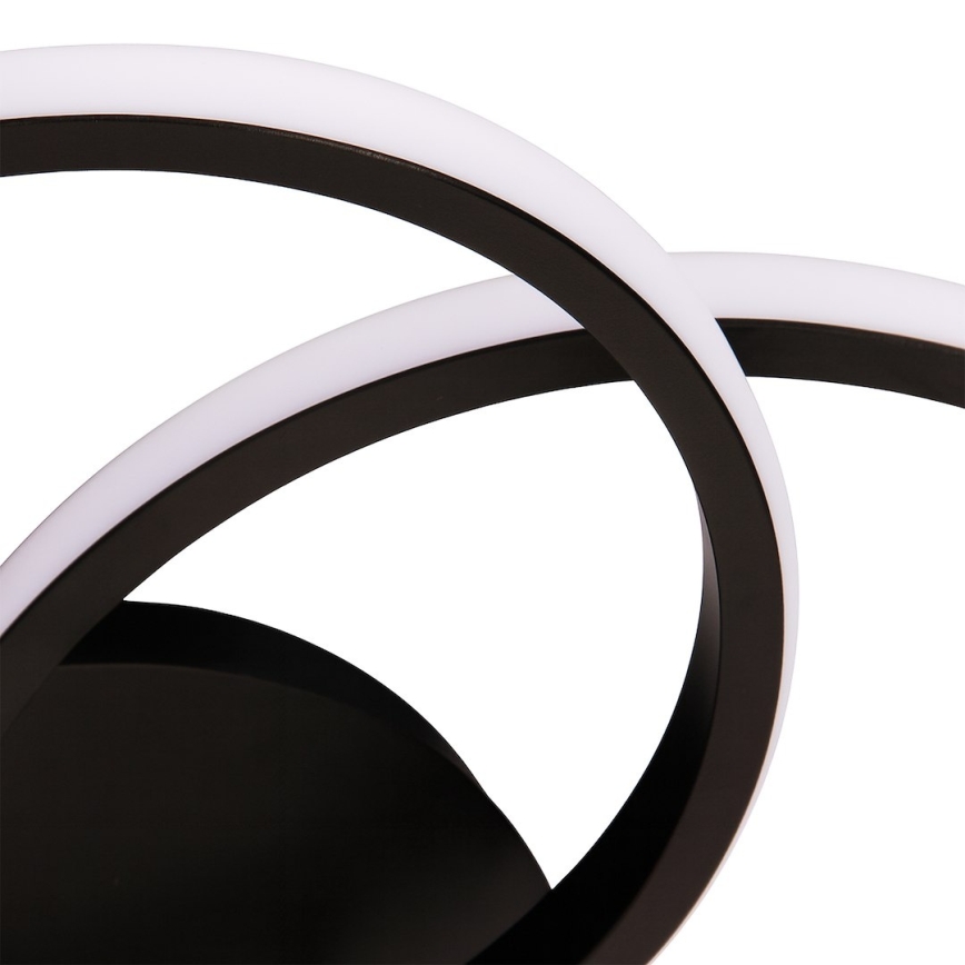 LED griestu gaismeklis TITANO LED/12W/230V melns