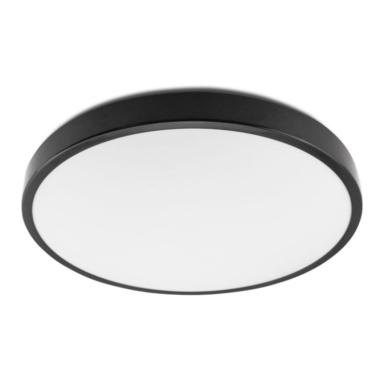 LED Griestu gaismeklis ZOE LED/24W/230V IP44 melns
