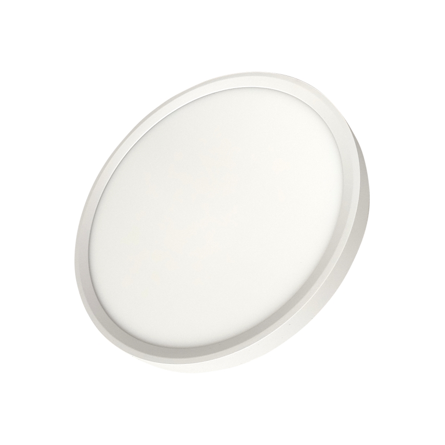 LED griestu lampa, 24 W, 230 V, 3000/4000/6500 K, Ø 30 cm, balta