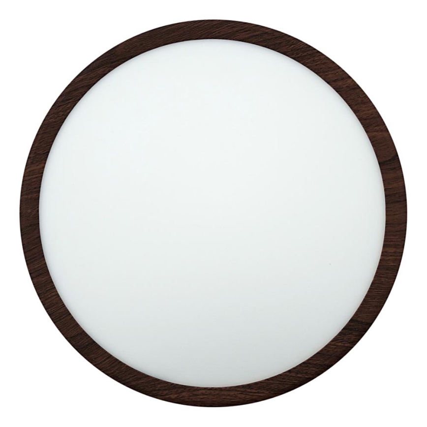 LED griestu lampa, 24 W / 230 V, 3000 / 4000 / 6500 K, Ø 30 cm, brūna