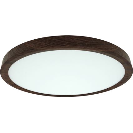 LED griestu lampa, 24 W / 230 V, 3000 / 4000 / 6500 K, Ø 30 cm, brūna