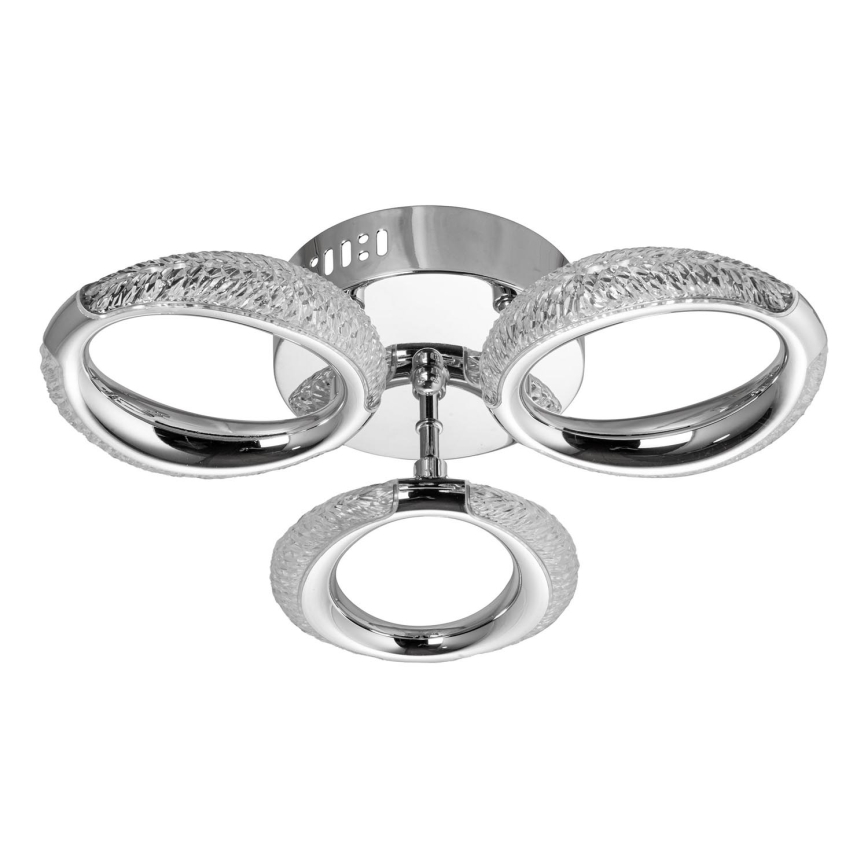 LED Griestu lampa 3xLED/14W/230V 3000-5000K d. 35 cm spīdīgi hromēts