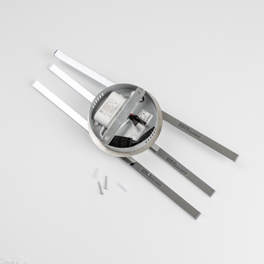 LED griestu lampa 3xLED/3W/230V spīdīga hroma apdare