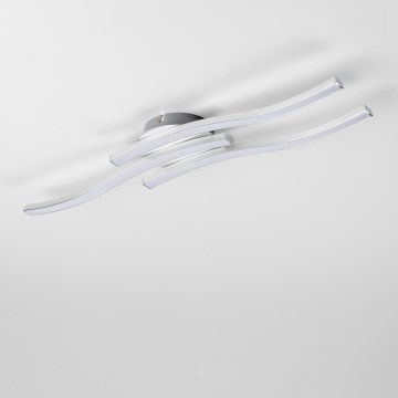 LED griestu lampa 3xLED/6W/230V 3000K sudraba krāsā