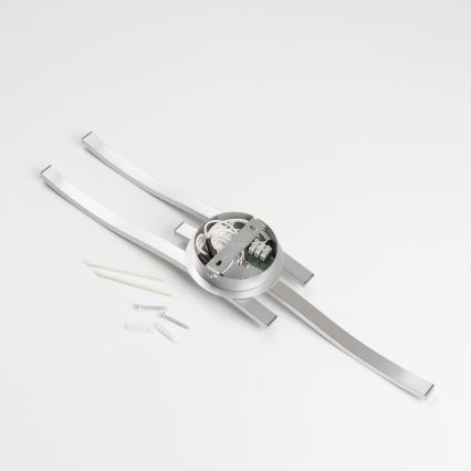 LED griestu lampa 3xLED/6W/230V 3000K sudraba krāsā